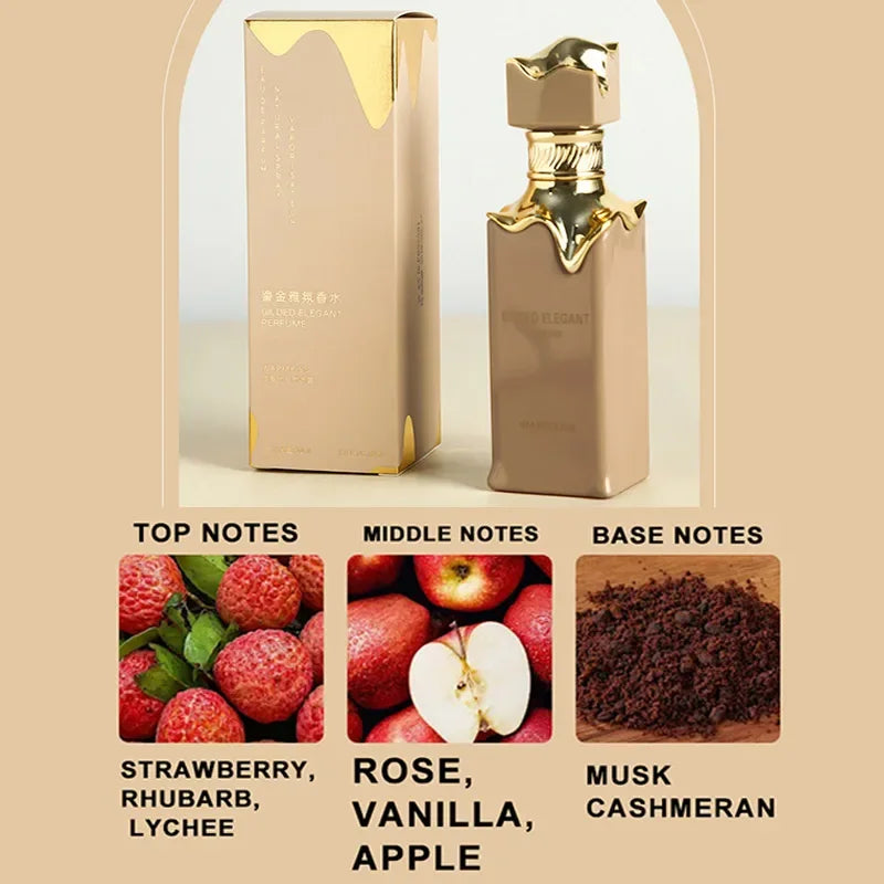 Blushimmer Arabian senior women's perfume spray with caramel, vanilla, floral, and fruity notes in a light, fresh fragrance.
