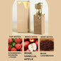 Blushimmer Arabian senior women's perfume spray with caramel, vanilla, floral, and fruity notes in a light, fresh fragrance.