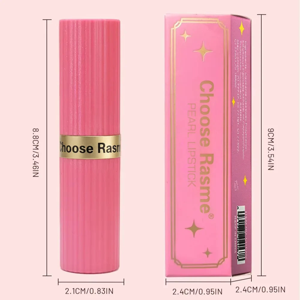 Blushimmer CHOOSE RASME 6-color chocolate bar lipstick makeup with pearl matte finish, waterproof and long-lasting.