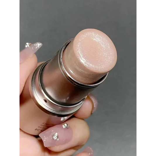 Blushimmer high gloss stick highlighter and blush with water-light shimmer, waterproof face contour and illuminator.