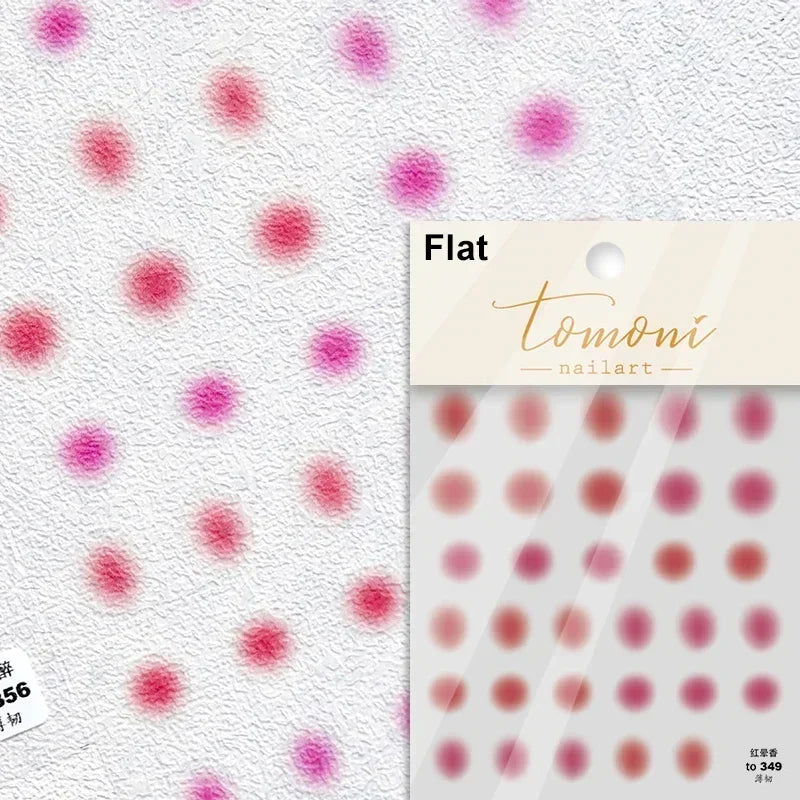 Colorful Cat's Eye 5D gradient European love heart gem nail art stickers with geometric wing shapes for manicure decoration.