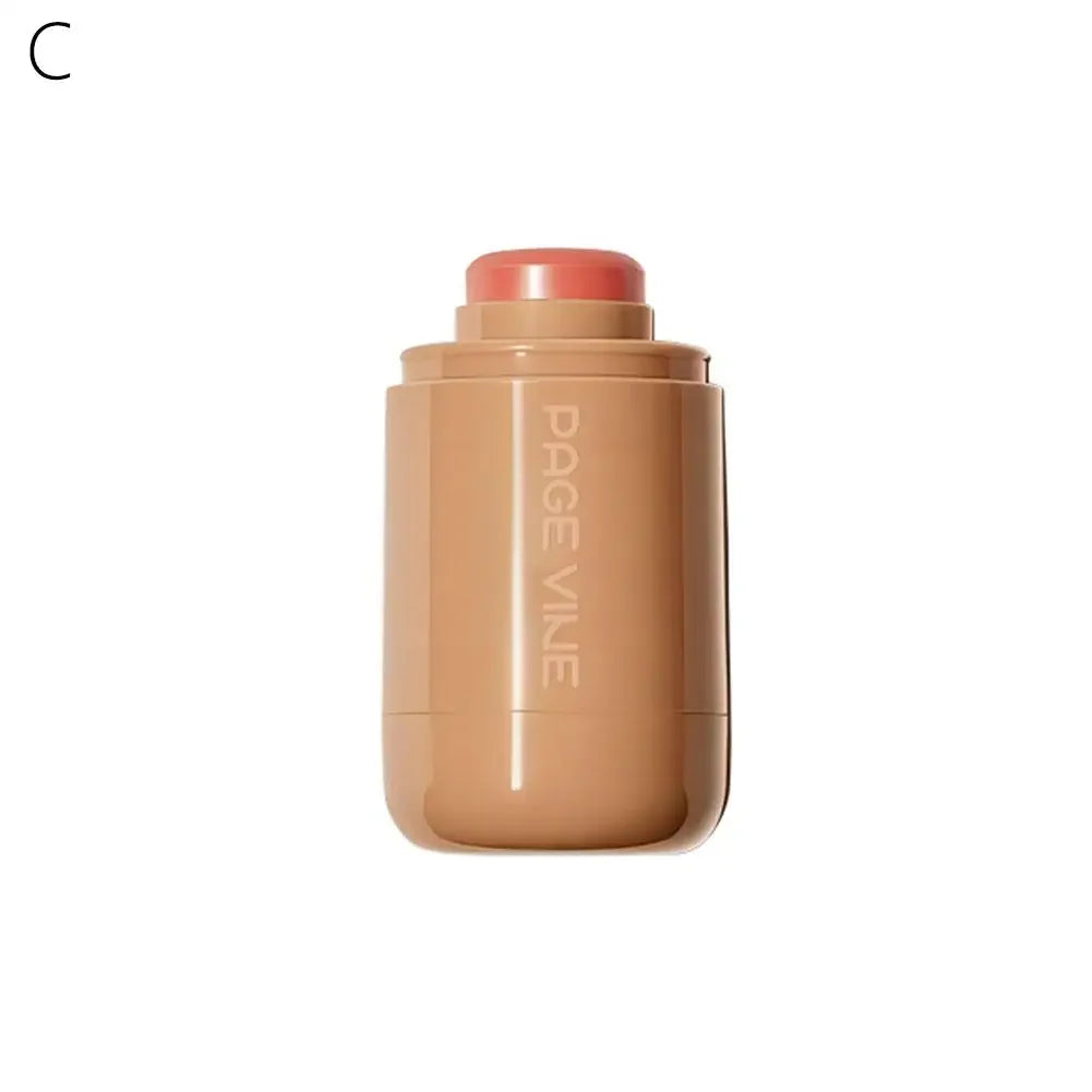 Blushimmer PAGE VINE Pocket Blush Stick in natural rouge for lips and cheeks, hydrating cream formula, easy to apply, vibrant color