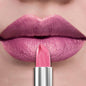 Blushimmer 21-color metallic lipstick with glitter and pearlescent finish, long-lasting shiny lip tint and matte lip makeup.