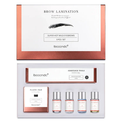 Eyebrow Lamination Kit with Keratin Perming Lotion