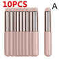 Blushimmer silicone lip brush with cover cap, soft round head concealer brush for precise lipstick and lip makeup application.