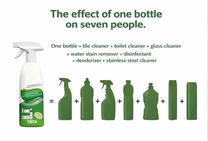 All-Purpose Powerful Household Cleaning Spray, Kitchen Grease &amp;amp; Bathroom Glass Descaling Cleaner for Whole Home Use