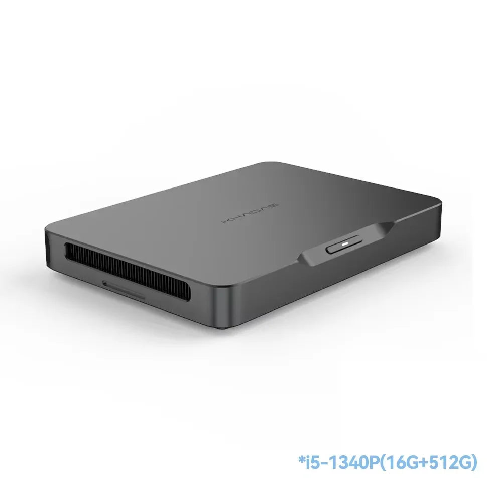 Khadas Mind 1 Mini PC with 5.55Wh Battery Tiny Intel Desktop Computer with WiFi 6E, BT5.3, Mind Link, Windows 11 Home 32GB+1TB