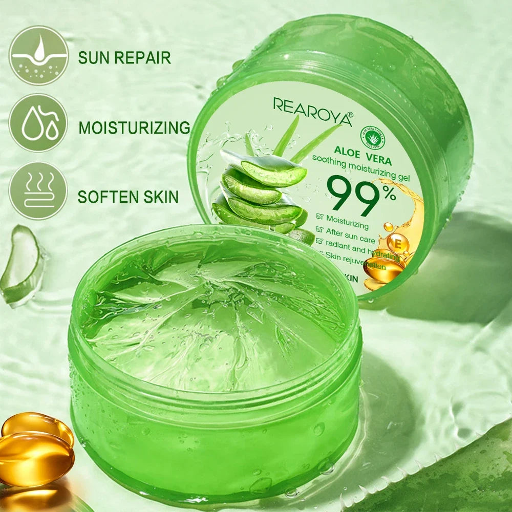 Products Face Moisturizing Aloe Vera Gel Cream Acne Treatment Face Cream Sun After Repair Sleeping Mask Face Care Skin Care Tool