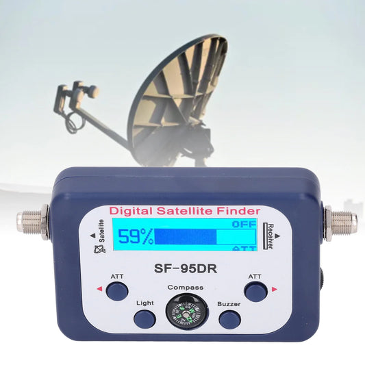 Digital Satellite Signal Finder Digital Satellite Signal Finder 950‑2150MHz LCD Display Backlit Portable Satellite Finder