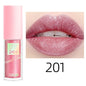 Blushimmer 18-color glitter lip glaze with long-lasting, waterproof liquid lipstick, lip oil, tint, and moisturizing lip balm.
