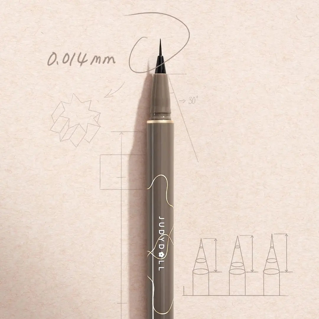 Blushimmer Judydoll Precision Liquid Eyeliner Pen with ultra-fine tip, waterproof and smudge-proof, ideal for precise lash line.