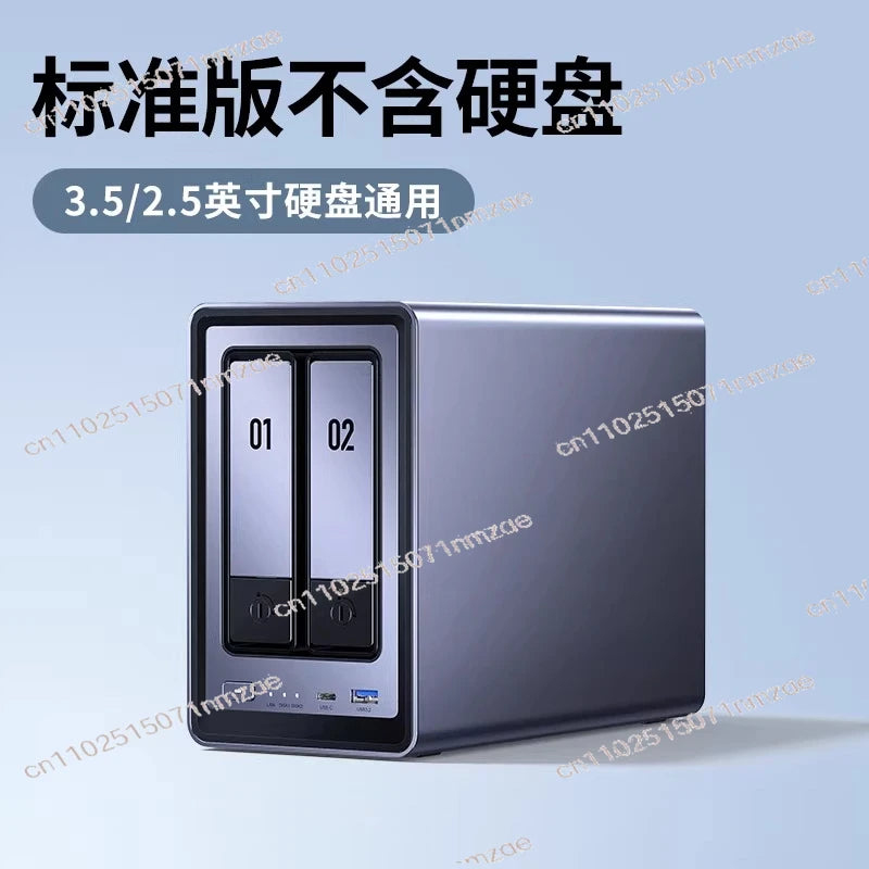 DXP2800 2-Bay Network Attached Storage NAS Server Private Cloud Storage for Home & Office
