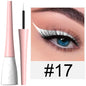 Matte dark green waterproof liquid eyeliner pencil by Blushimmer with ultra-thin tip and quick-dry, long-lasting eye makeup application