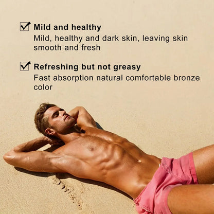 Blushimmer soft brown self-tanning cream with bronzer for a natural summer sunless tan on body, long-lasting and easy to apply