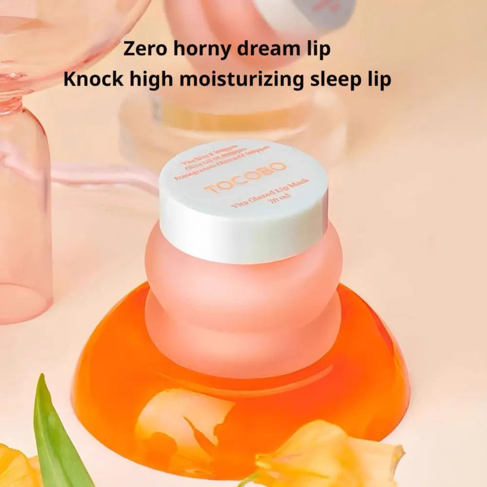 Blushimmer Gentle Lip Scrub and Lip Mask in 20ml with Vitamin C, lemon candy scent, exfoliates and moisturizes dry lips overnight.