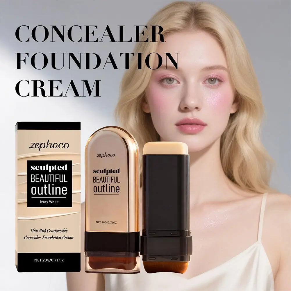 Long Lasting Moisturizing Foundation Cream High Quality Face Foundation Stick Concealer Makeup Full Coverage Face Base Makeup