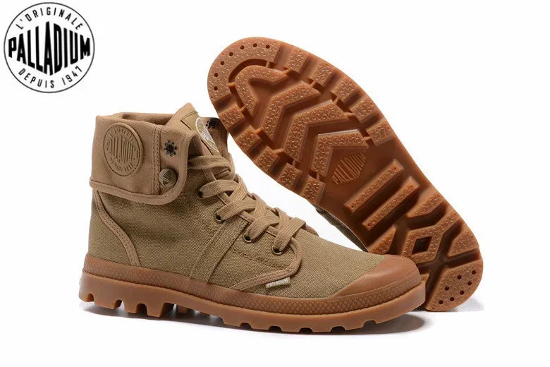 Outdoors PALLADIUM Pallabrouse Sneakers Turn Help Men Women Ankle Boots Canvas Casual Shoes Men Casual Shoes Eur36-45