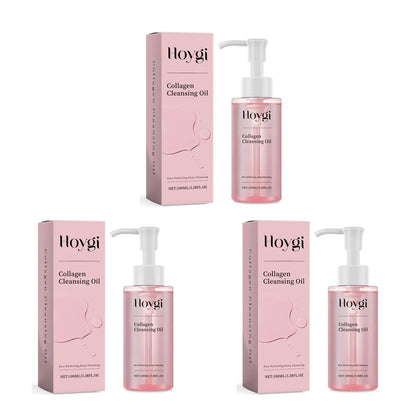 Collagen Makeup Remover Oil Jojoba Oil Makeup Remover Deep Cleansing Pore Dirt Gentle Daily Emulsifying Facial Cleanser Cosmetic