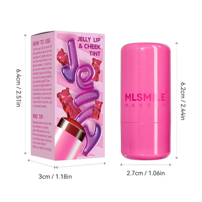 Blushimmer Milk Cooling Water Jelly Tint Lip and Cheek Stick with a smooth, translucent pink formula in a sleek tube.