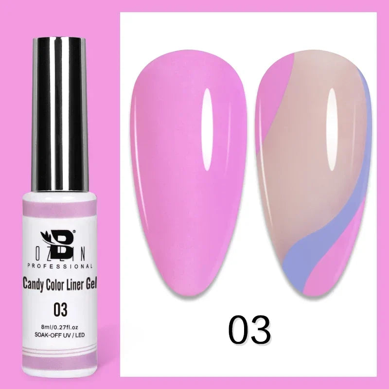 Blushimmer 5ML gold and silver metallic gel polish with chrome mirror finish, perfect for UV LED semi-permanent nail art.