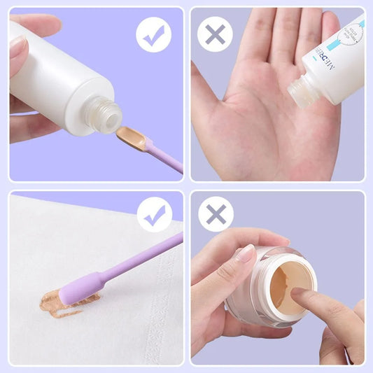 Beauty Tools Face Mask Brush Cosmetic Kitchen Accessories Silicone Spatula Deep Bottle Scraper Makeup Brushes Cosmetics Spoon