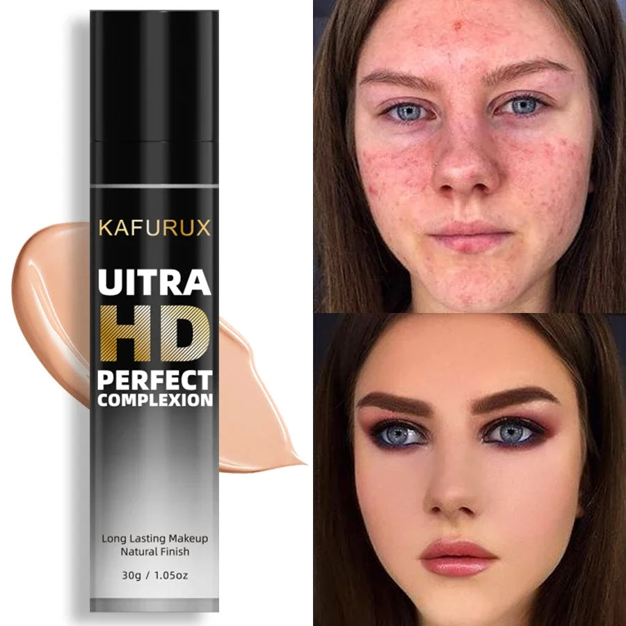Blushimmer 8-color face foundation set with oil-control matte concealer and waterproof liquid makeup for full coverage nude base.