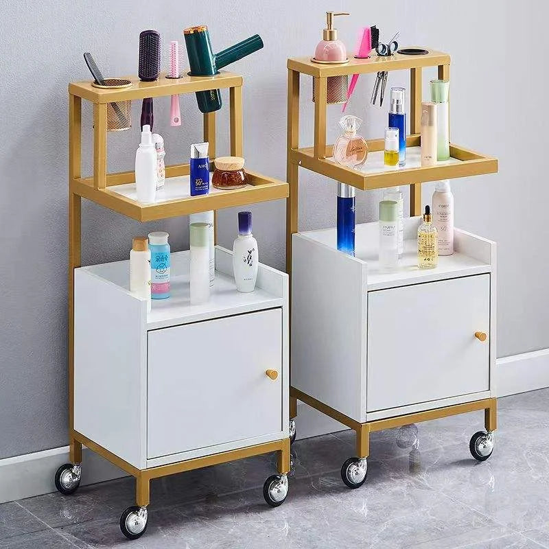 High Quality Modern Hair Salon Storage Cabinet Popular Stainless Steel Tool Cart for Barber Shop Home Use Stylish Living Room