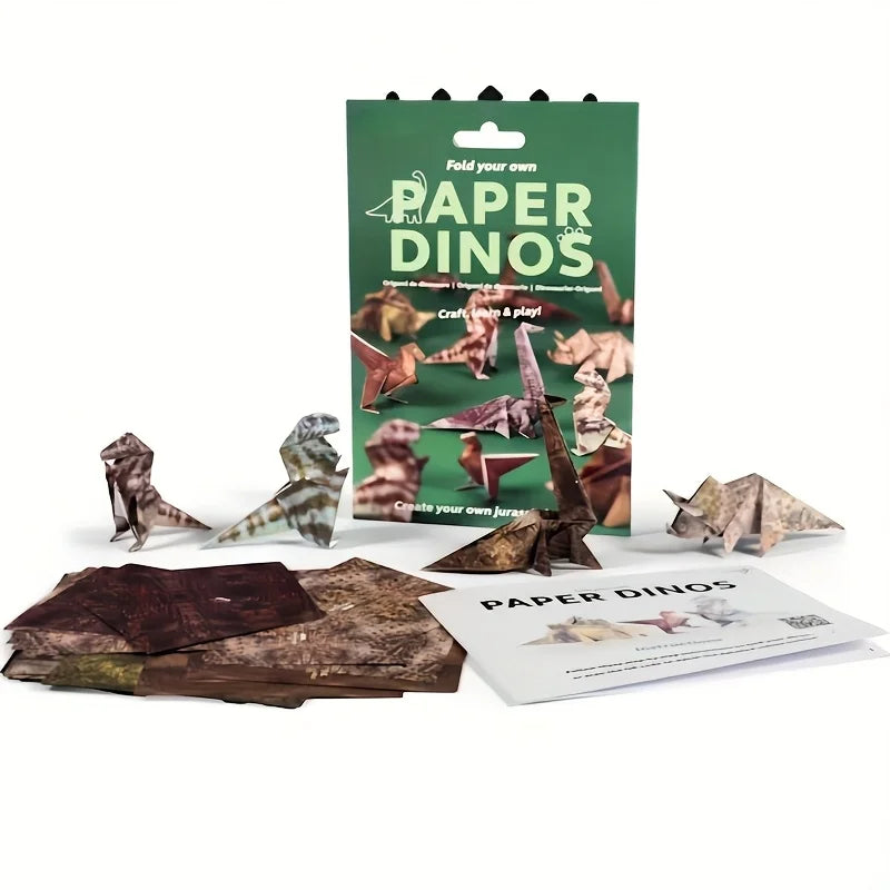 Paper Cats Origami Kit - Fold Your Own Cute pet, Perfect Gift for Cat Lovers, Handmade Paper Crafts, Ideal for Home Decor