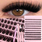 DIY Eyelash Extension Kit Individual Lashes Cluster Mix Lash Clusters with Lash Bond and Seal and Lash Accessories