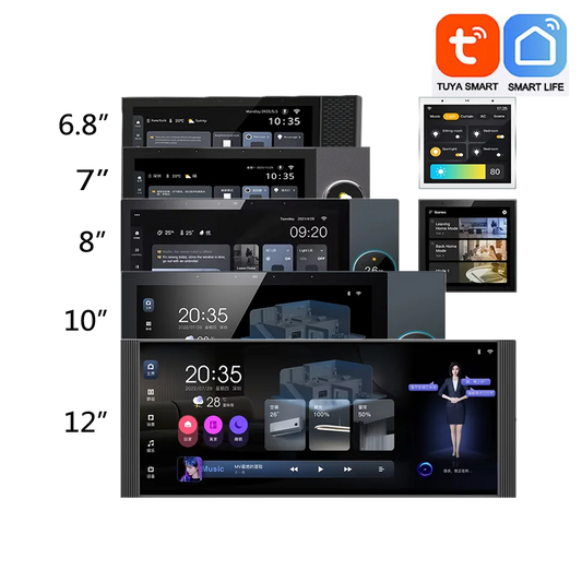Tuya Smart Home 8-inch Multifunction Intelligent Control Touch Screen Background Music Host ZigBee Gateway Central Control Panel