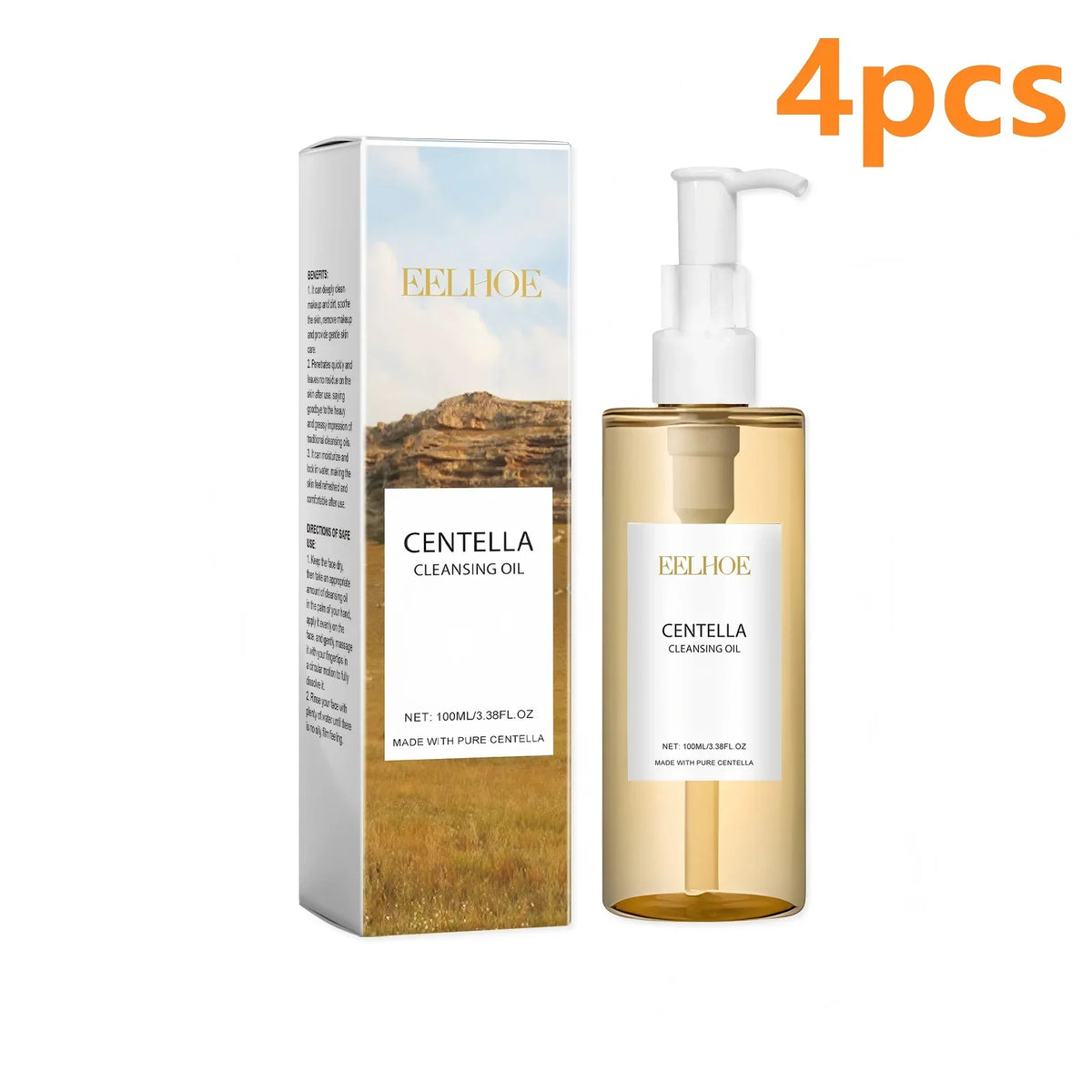 Blushimmer EELHOE Facial Cleansing Oil with Centella Asiatica for sensitive skin, deep cleansing, and makeup removal.