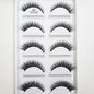 Set of five natural 3D mink false eyelashes by Blushimmer, featuring lightweight, full-length faux cils for makeup and beauty looks.