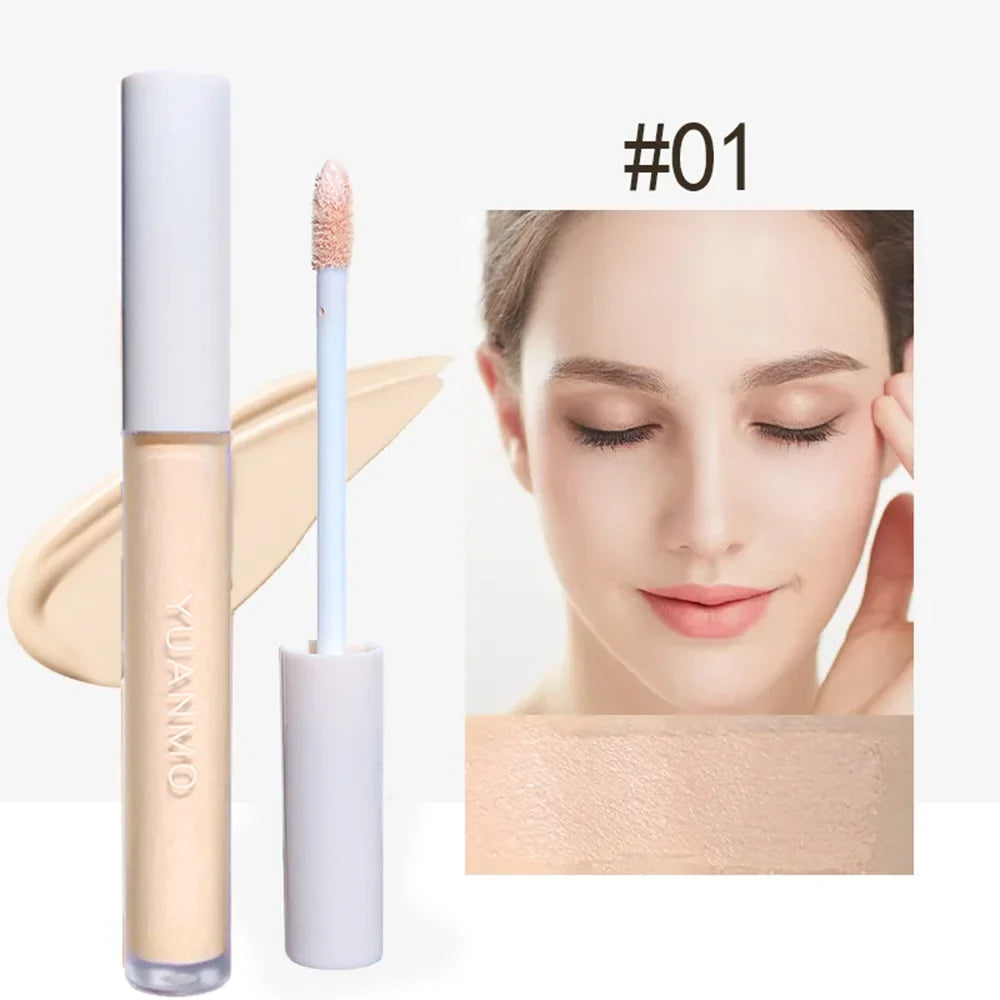 Blushimmer liquid concealer with matte finish, high coverage, waterproof, oil control, and long-lasting moisturizing face makeup.