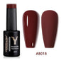 Blushimmer YOKEFELLOW 10ml translucent pink gel nail polish with a smooth, glossy finish, ideal for long-lasting UV gel manicures.