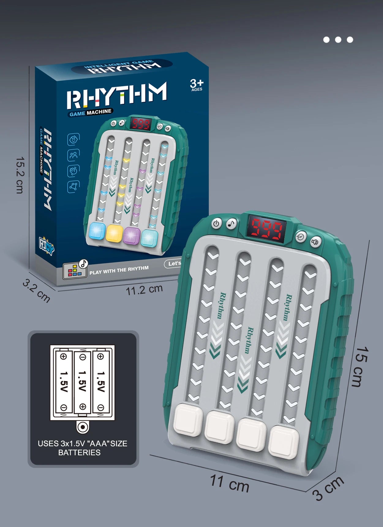 Entertainment stress-relief games that develop hand skills and brain training, music rhythm master board game