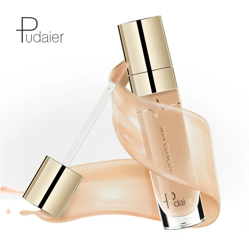 Blushimmer face contour concealer palette with liquid waterproof full coverage foundation and correctors for dark skin.