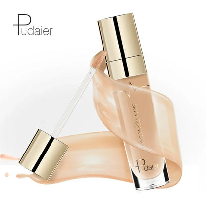 Blushimmer face contour concealer palette with liquid waterproof full coverage foundation and correctors for dark skin.