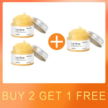 Blushimmer EELHOE Propolis Night Lip Mask in a 30g jar, hydrating, exfoliating, and repairing chapped, freezing, and dry lips.