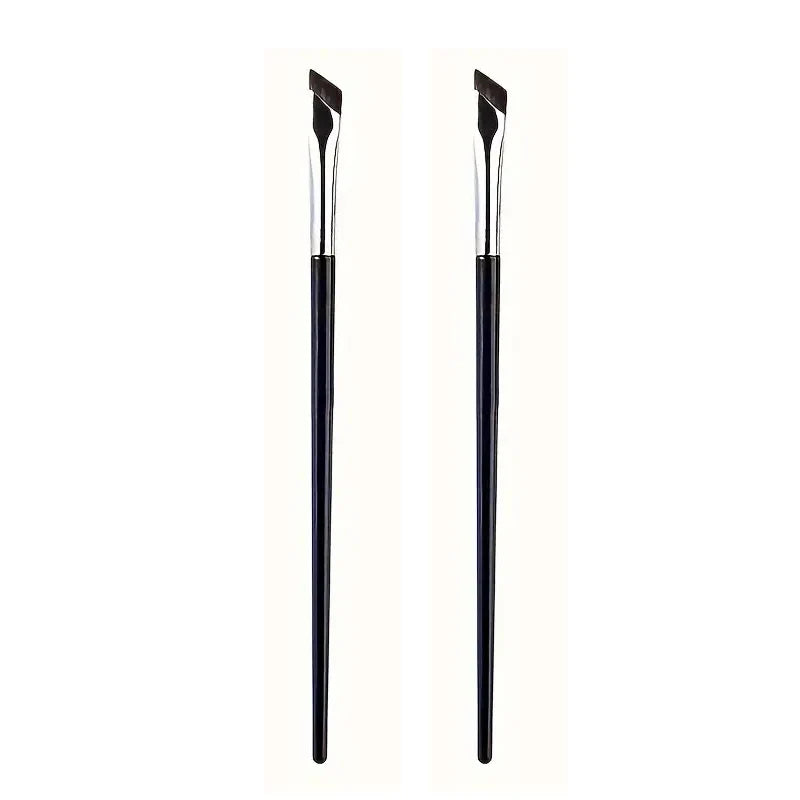 Blushimmer Karsyngirl upgrade blade eyeliner brush with ultra-thin fine angle flat tip for precise eyebrow and eye makeup application.