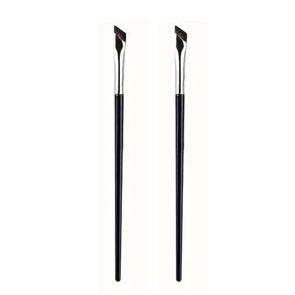Blushimmer Karsyngirl upgrade blade eyeliner brush with ultra-thin fine angle flat tip for precise eyebrow and eye makeup application.