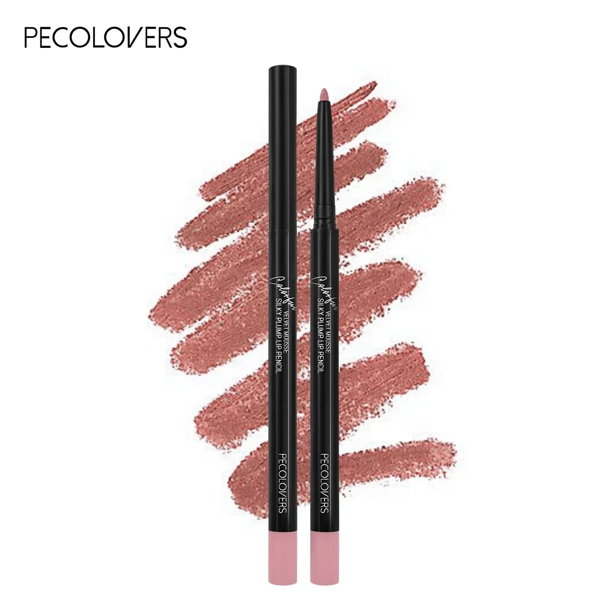 Blushimmer nude matte lip liner pencil for waterproof, long-lasting lipstick and lip makeup with a smooth, non-stick finish.