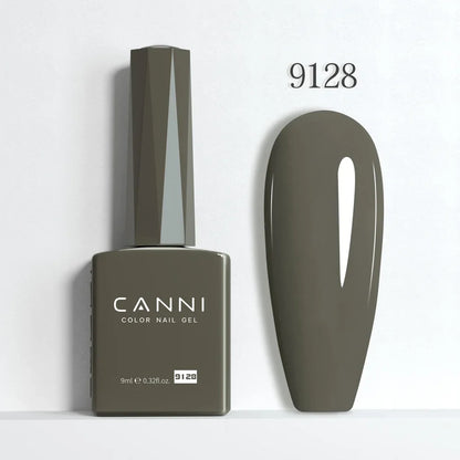 Blushimmer CANNI Hema Free Nail Gel Polish Fall Color Collection with semi-permanent red and nude gel polish and long-wear top coat.