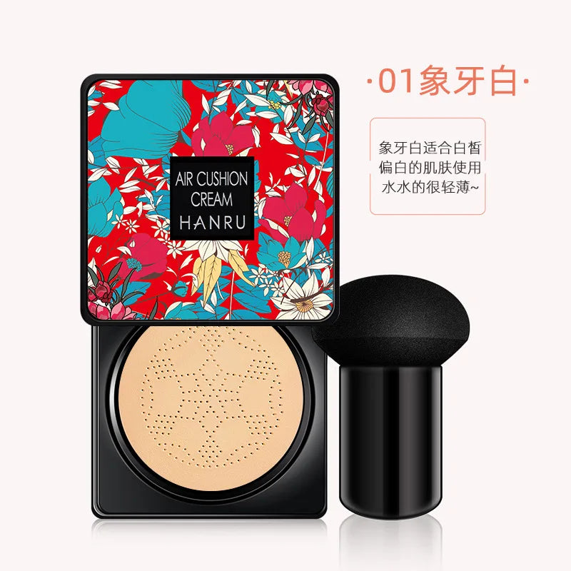 Blushimmer Mushroom Air Cushion BB cream with concealer and foundation fluid for moisturizing, nourishing, and skin isolation.