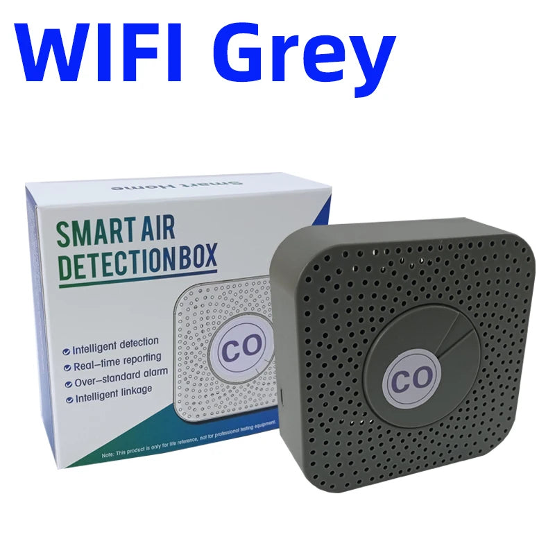 Tuya Smart Carbon Monoxide Sensor Smoke Detection Intelligent Alarm CO Detector Intelligent Life APP