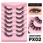 Blushimmer fluffy 3D mink cat eyelashes with natural look, lightweight, reusable false lashes for daily, party, and wedding makeup.