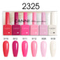 Blushimmer 6-pack 9ml CANNI HEMA-Free nail gel polish set with vibrant semi-permanent colors for UV and LED gel nails.