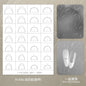 Kaniu Transparent Hollow French Nail Stickers Snowflake Starry Design Nail Art Decal Self-Adhesive Manicure Stencil Template