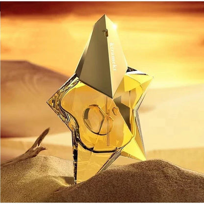 Blushimmer Pheromone Angel Star perfume bottle featuring elegant design and vibrant branding for women’s natural vitality and fresh charm
