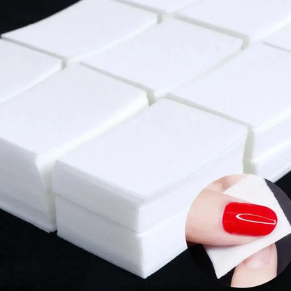 Blushimmer nail polish remover wipes and nail cleaning pads, non woven for women and girls, used for beauty salon nail care.
