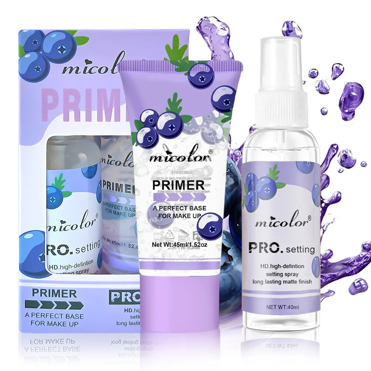 Blushimmer transparent jelly primer makeup base in 45ml container, long-lasting pre-makeup hold and color rendering
